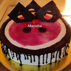 A picture of Chocolate Blueberry cake.