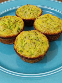 Una foto de Muffins de arroz y zapallitos (sin gluten)