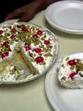 Banana split cake/pie
