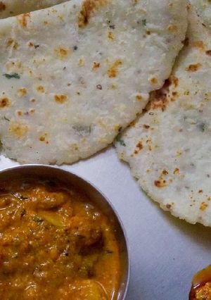 A picture of Rice flour paratha.