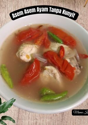 Foto resep Asem Asem Ayam Tanpa Kunyit
