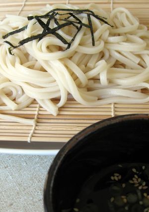 A picture of Zaru Udon.