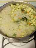 Chicken Soup with Vegetables and Rice
