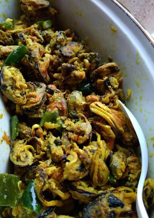 Foto resep Tumis kerang kunyit enak mudah