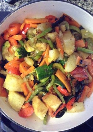 A picture of Vegetables Delight.