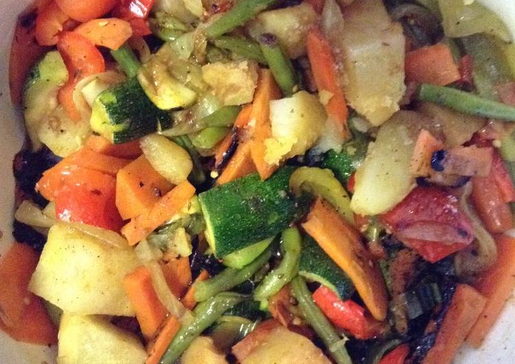 Steps to Prepare Quick Vegetables Delight
