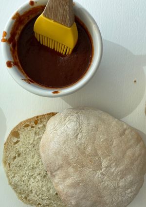 Una foto de Salsa o chile para pambazos