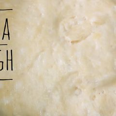 Basic dough with egg A picture of Basic dough with egg.