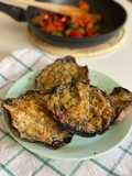 Cotolette di funghi in friggitrice ad aria