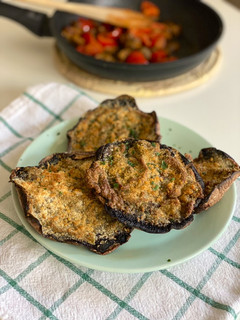 Foto di Cotolette di funghi in friggitrice ad aria