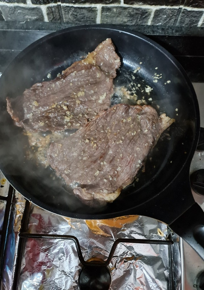 Una foto de Bistec