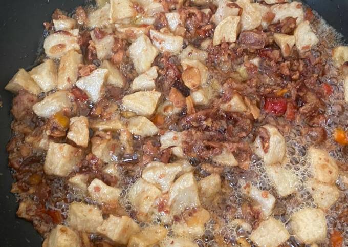 Anti Ribet, Memasak Arak arik telor kornet Bahan Sederhana