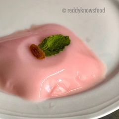 Rose Milk Pannacotta A picture of Rose Milk Pannacotta.