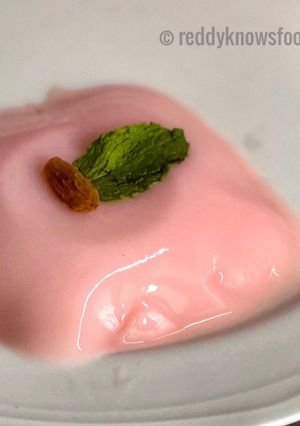 A picture of Rose Milk Pannacotta.