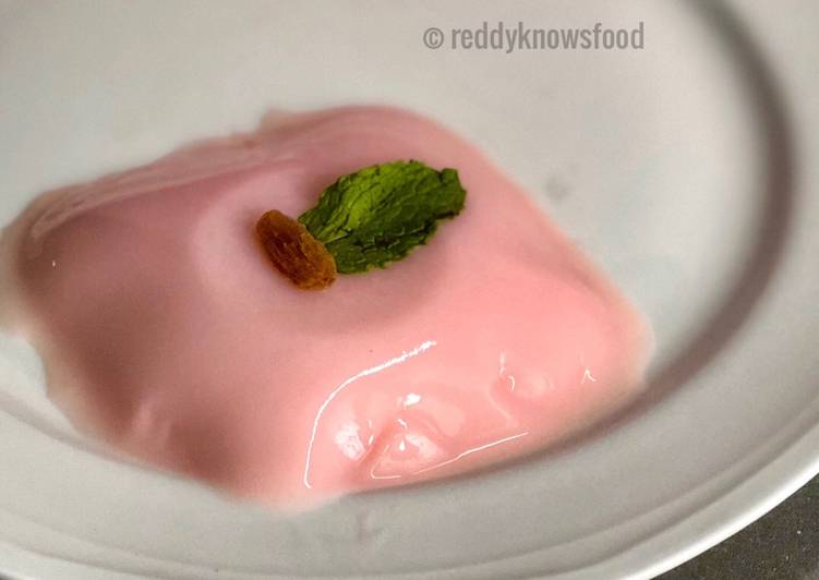 Recipe of Ultimate Rose Milk Pannacotta