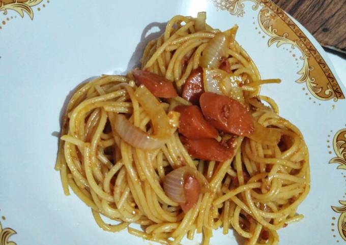 Resep Spaghetti Sederhana Ala Ala Rumahan Oleh Devi Ainiyatur Rosidah