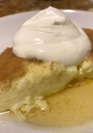 Una foto de Flan de huevo casero