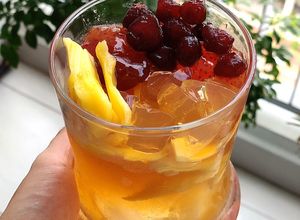 Hình của món Chè/cocktail trái cây.