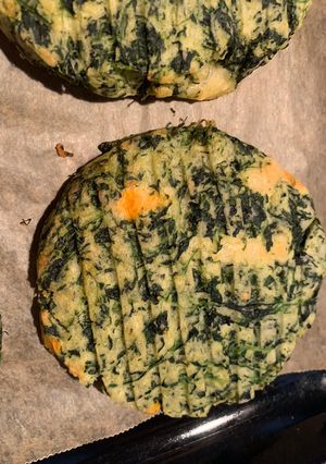 Foto di 🥔 Hamburger patate spinaci e formaggio 🧀