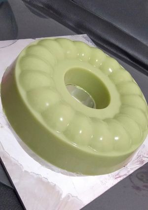 Foto resep Puding hijau matcha latte