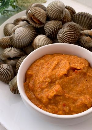 Foto resep Kerang Rebus Sambal Nanas