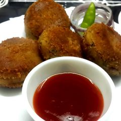 Crunchy Chickpea Kabab A picture of Crunchy Chickpea Kabab.