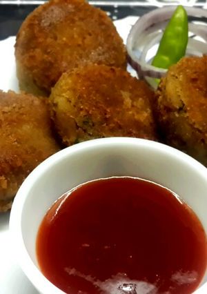 A picture of Crunchy Chickpea Kabab.