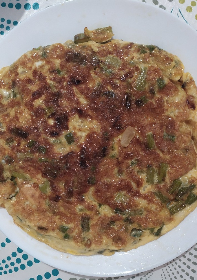 Una foto de Tortilla de espárragos trigueros