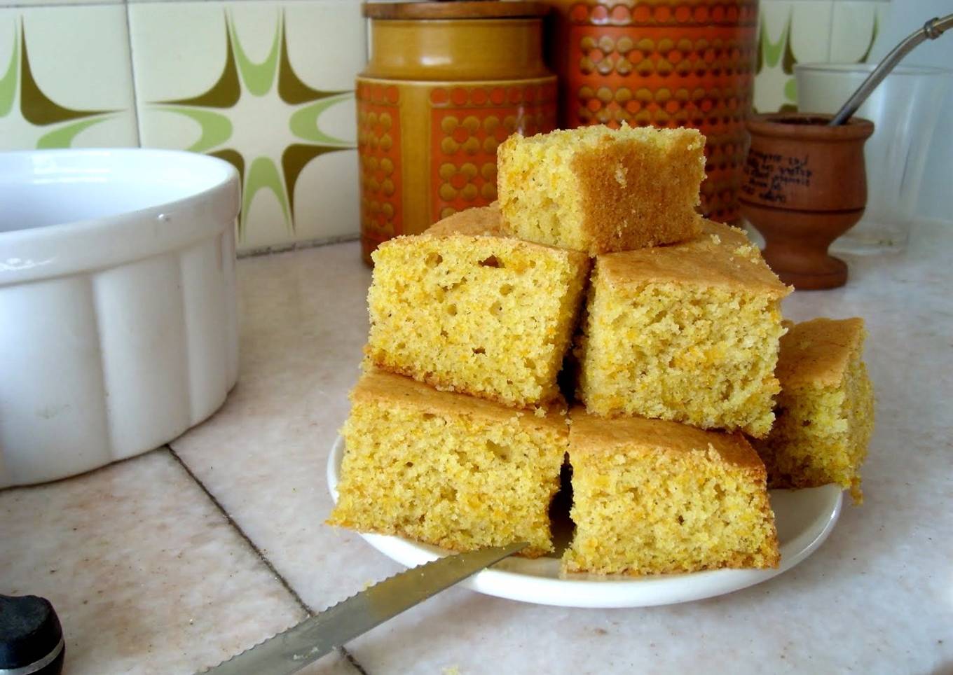 Bizcocho de calabaza light sin gluten