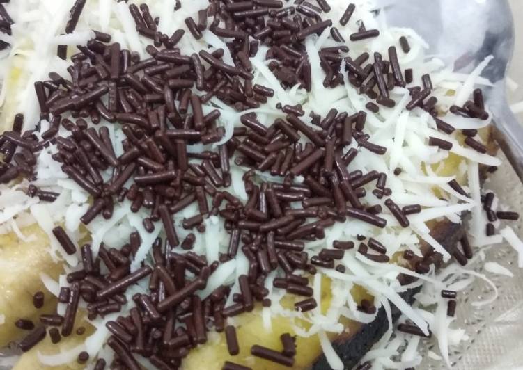 Pisang goreng keju coklat mudah dan murah