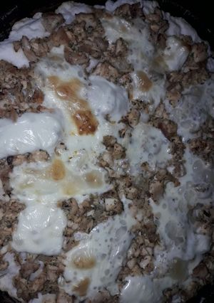 Una foto de Tarta de pollo asado