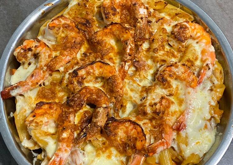 Resep Baked Spaghetti Baked Penne, Bisa Manjain Lidah