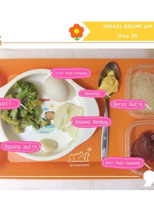 Foto resep 💕Mpasi Arumi 6M day 24💕