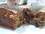 Budín de higos y chocolate