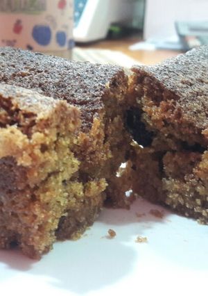 Una foto de Budín de higos y chocolate