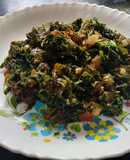 Shepu(dill) green leafy vegetables sabji by
