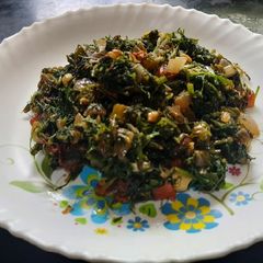 Shepu(dill) green leafy vegetables sabji by A picture of Shepu(dill) green leafy vegetables sabji by.