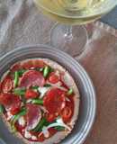 Pizza de pan Pita