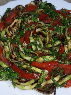 A picture of Zucchini salad 🥗.. yummy, quick and healthy.