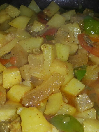 Cara Bikin Oseng kikil kentang cabe gendot Wajib Dicoba