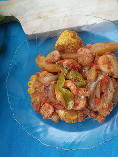 Foto resep 90. Udang kentang saus padang
