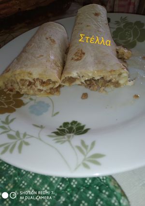 Φωτογραφία της συνταγής Τορτίγια με κιμά
