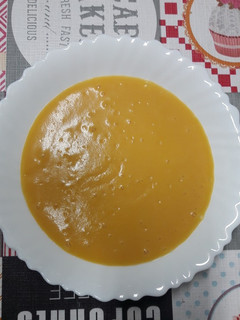 Una foto de Puré de calabaza
