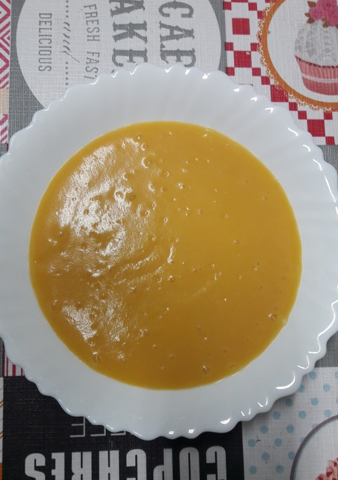 Una foto de Puré de calabaza