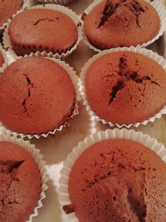 Una foto de Magdalenas de chocolate