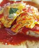 Gà nướng cà chua phô mai