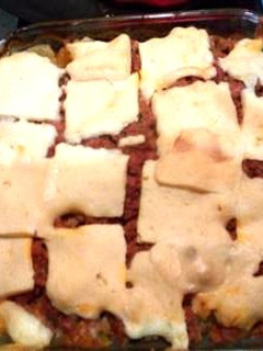 Una foto de Pastel de carne con patatas (tipo lasagna)