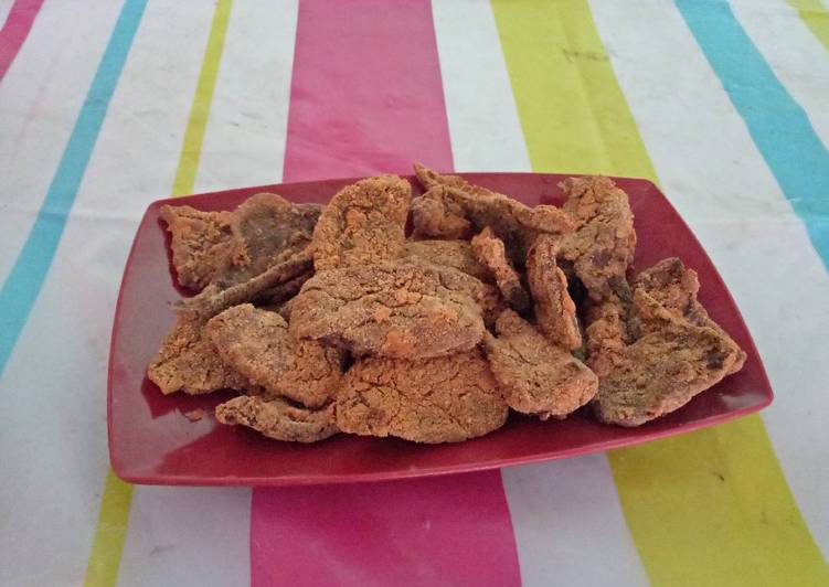 Resep Paru goreng crunchy ala rumah makan padang Anti Gagal