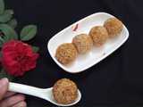 baked sesame balls
