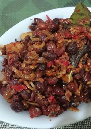 Foto resep Orek Teri Kacang